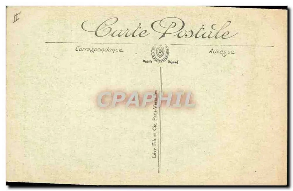 Barco de Pesca — LL. — Lévy Fils et Cie, Paris-Venise - Verso