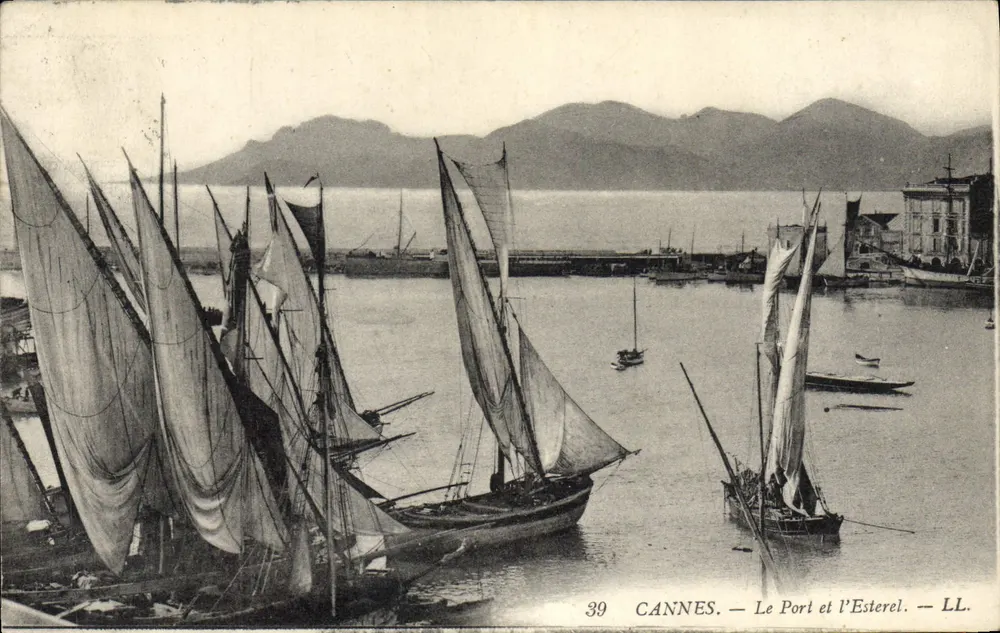 CANNES — Het Haven en het Esterel — LL. n°39 - Voorkant