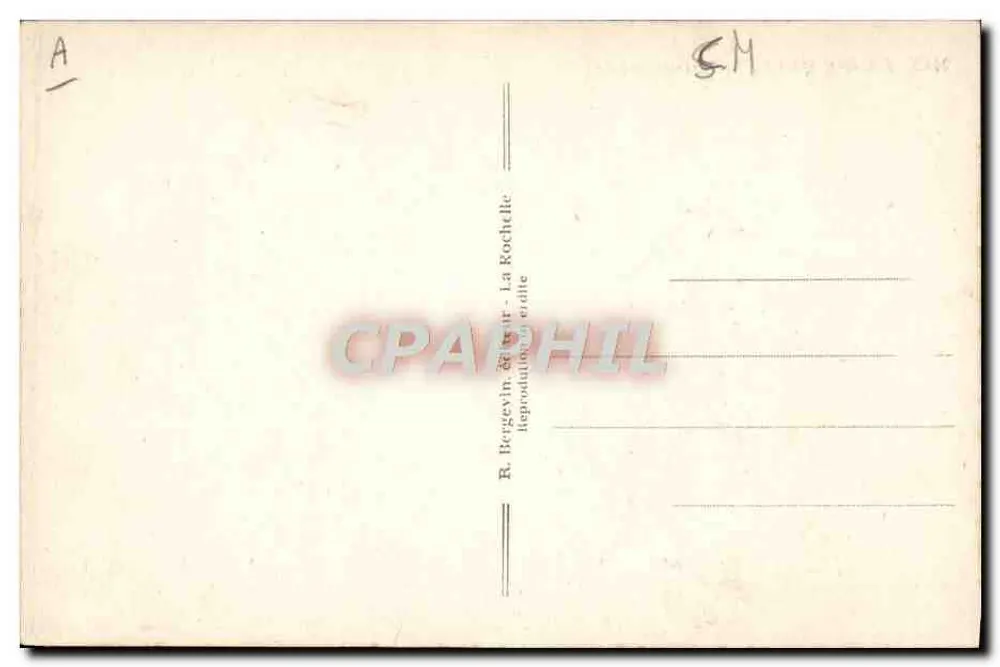 La Rochelle - Barco-piloto - R. Bergevin & Cie - Verso