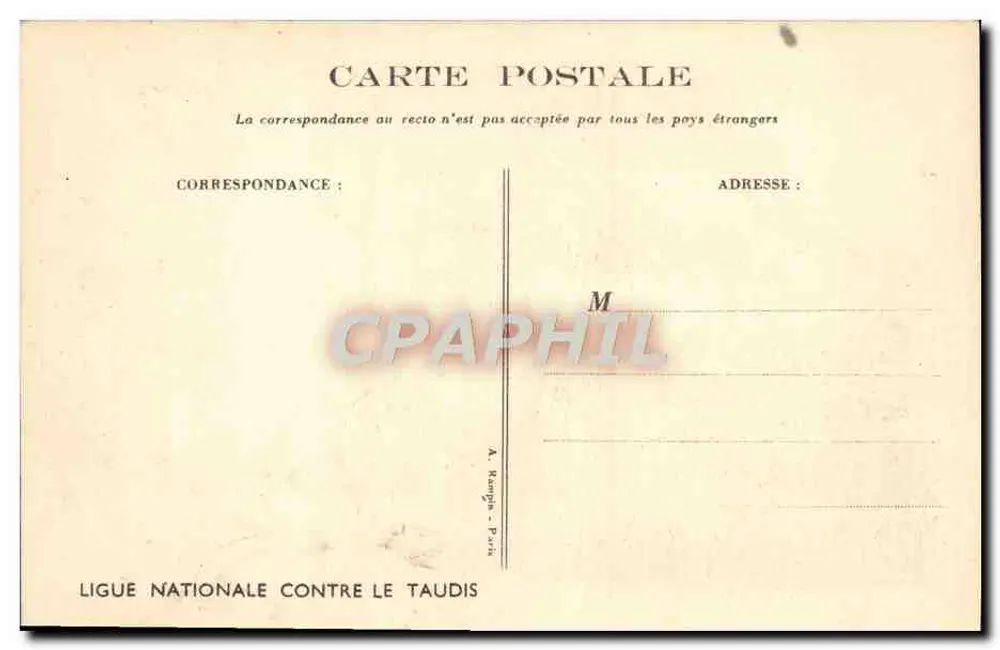 Criança derramando água gelada — ilustração de Noullelot — Ligue Nationale Contre le Taudis - Verso