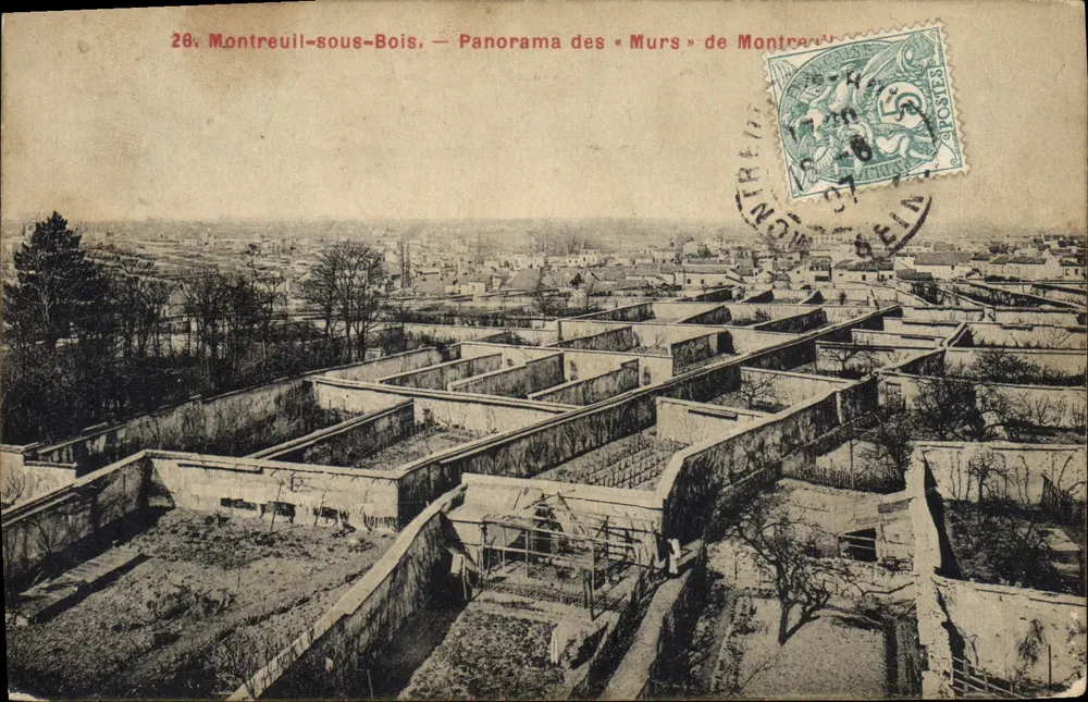 Montreuil-sous-Bois — Panorama der 'Murs' von Montreuil-sous-Bois — Verlag nicht sichtbar - Vorderseite