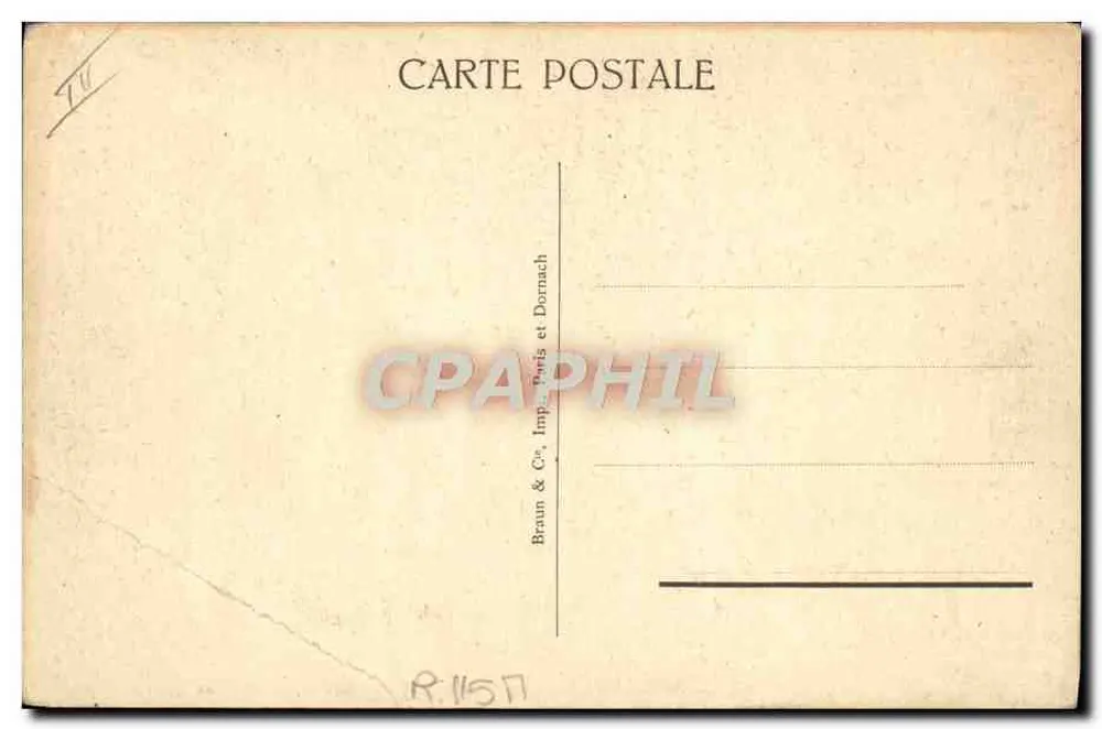 Cours Dupanloup — Les élèves en récréation — Braun & C°, Paris et Dornach - Verso