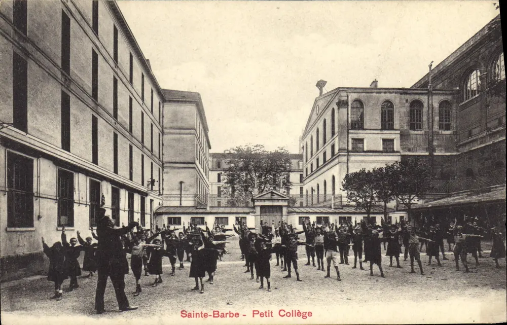 Sainte-Barbe - Petit Collège — exercício de treinamento escolar — editor Simi-Bromure & Bréger Frères - Frente