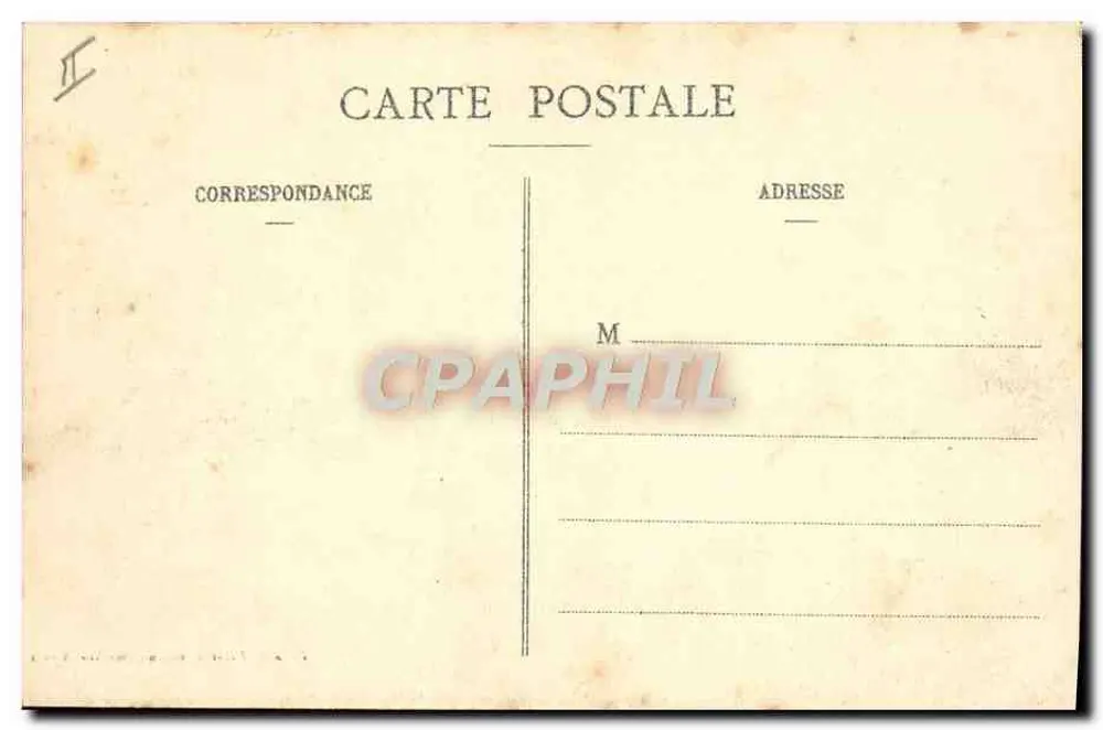 Campo de Sissonne - As Cozinhas — Pottelain-Paruitte, editor, Sissonne (Aisne) - Verso