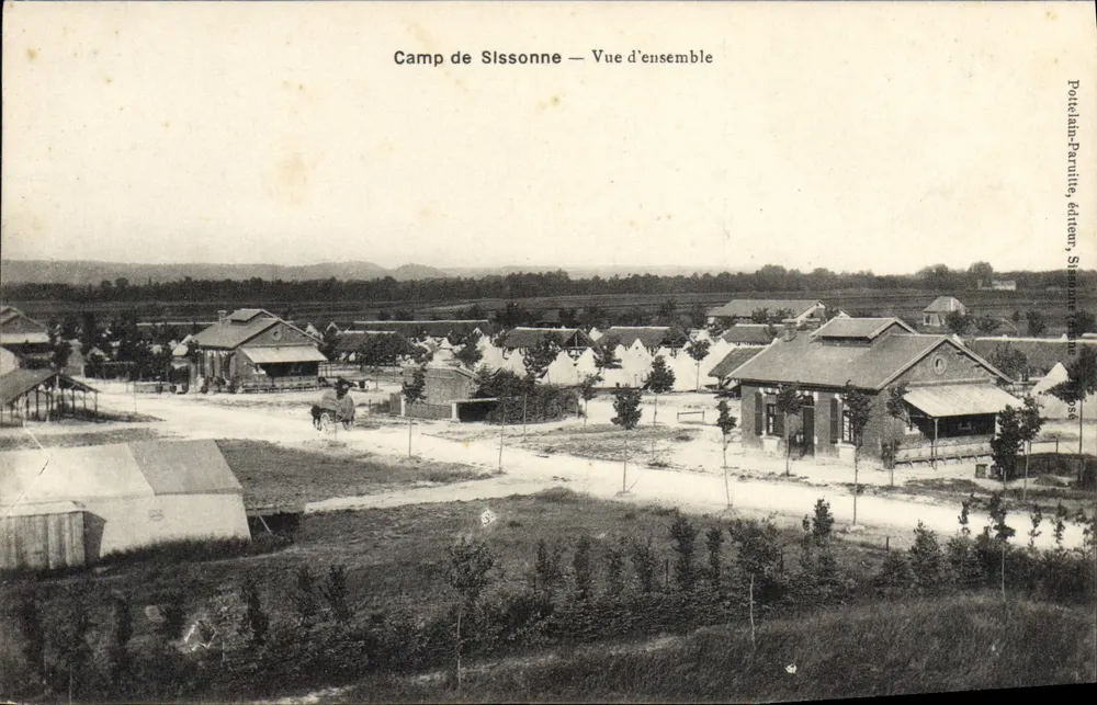 Campo de Sissonne — Visão geral — Potelain-Parailite, editor, Sissonne - Frente