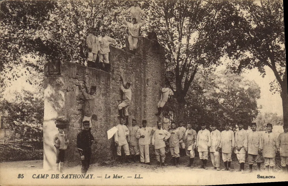 Campo de Sathonay — O Muro — LL. — Selleota - Frente