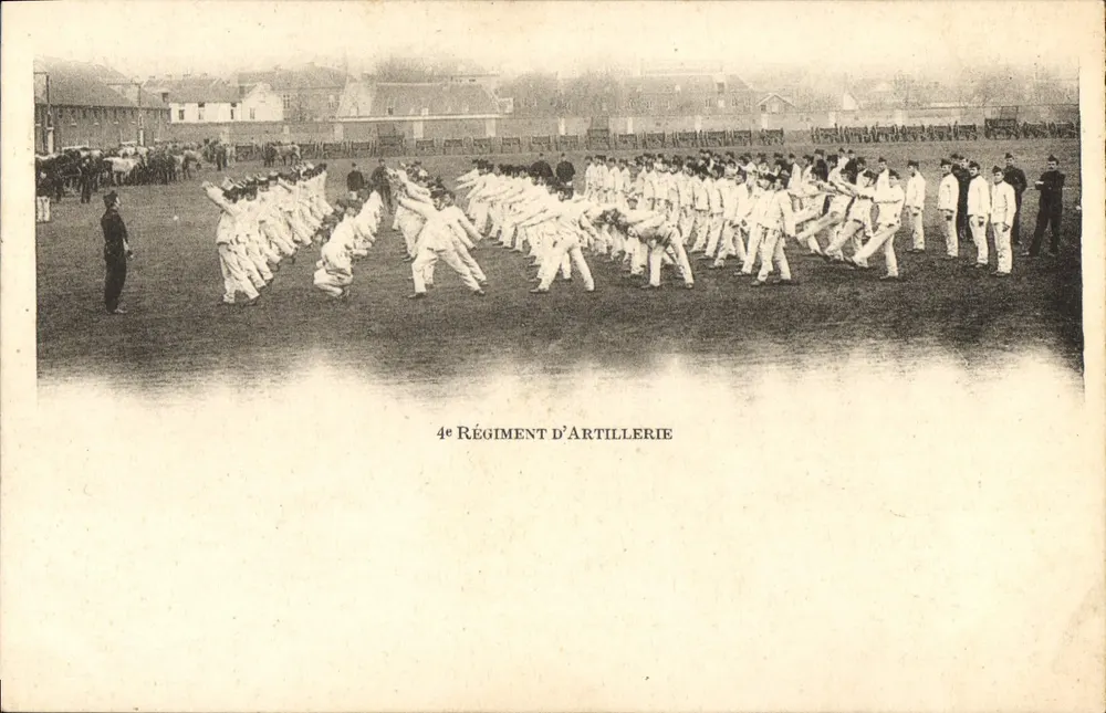 4. Artillerieregiment — Militärische Übung - Vorderseite