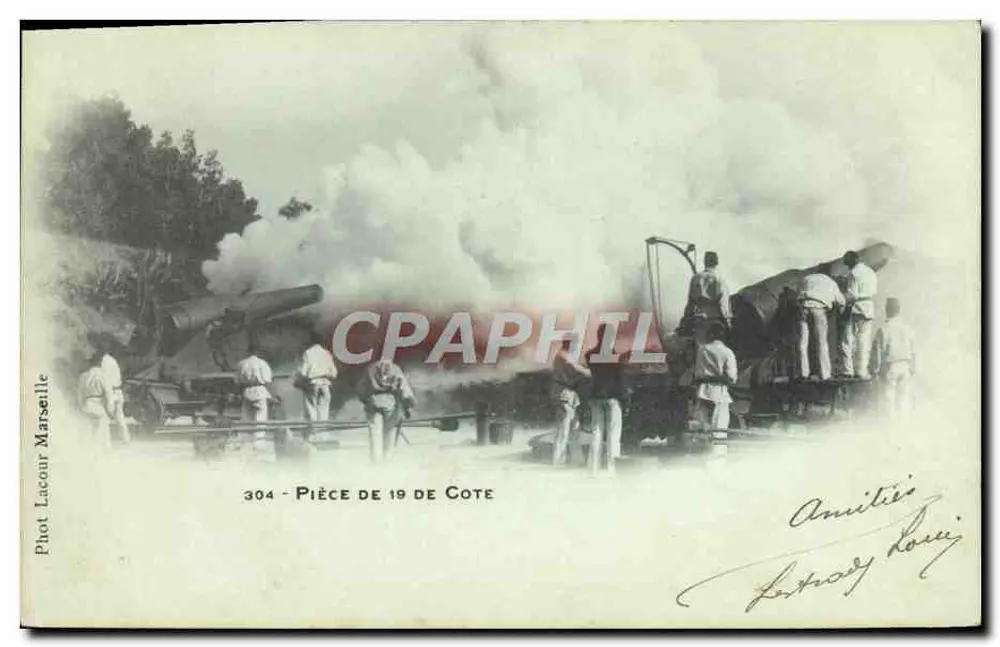 Peça de 19 de Cote — Fot. Lacour Marseille — n° 304 - Frente