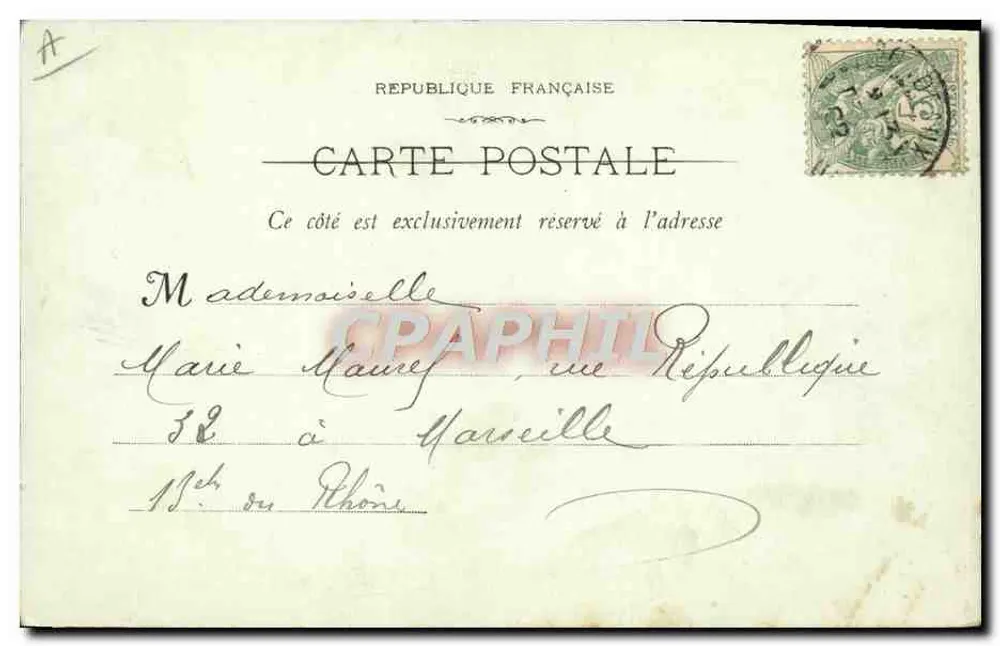 Peça de 19 de Cote — Fot. Lacour Marseille — n° 304 - Verso