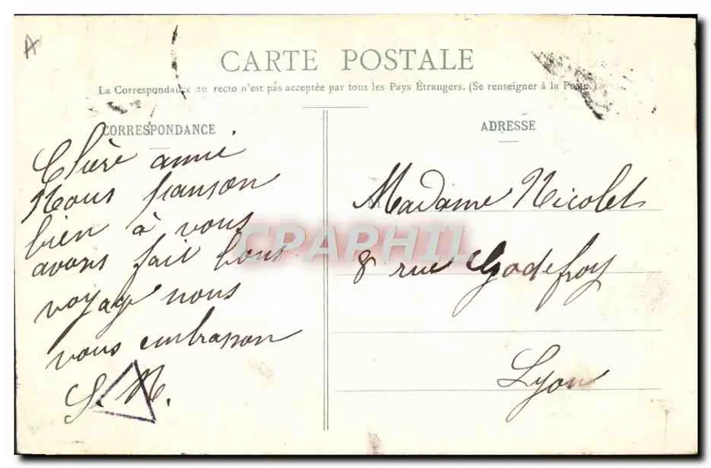 Trajes da Saboia (Lanslebourg) — E. Reynaud, Chambéry, n°7 - Verso