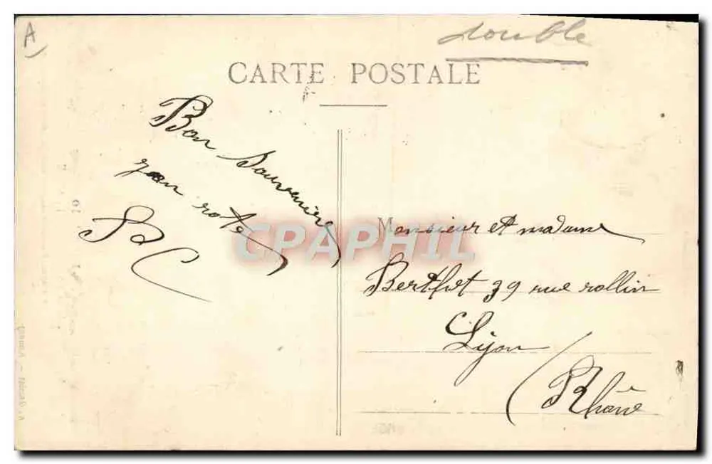 Wiedervereinigung der Savoyen mit Frankreich — 1860-1910 — A. Garlet — Annecy - Rückseite