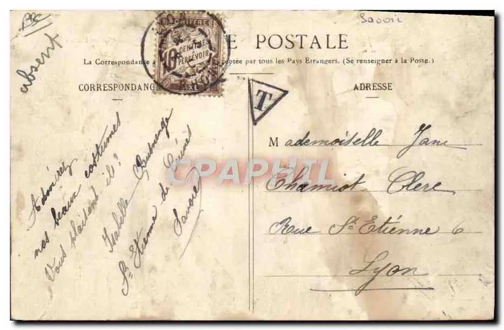 Kleidung der Savoye — St-Colomban-des-Villards — Verlag nicht sichtbar - Rückseite