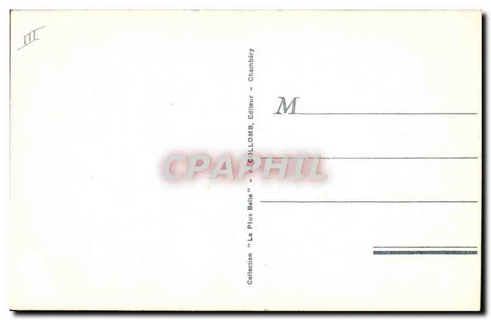 A Savoie Pittoresca — Os trajes da Savoie — Tarentaise — Adlia, n°1 - Verso