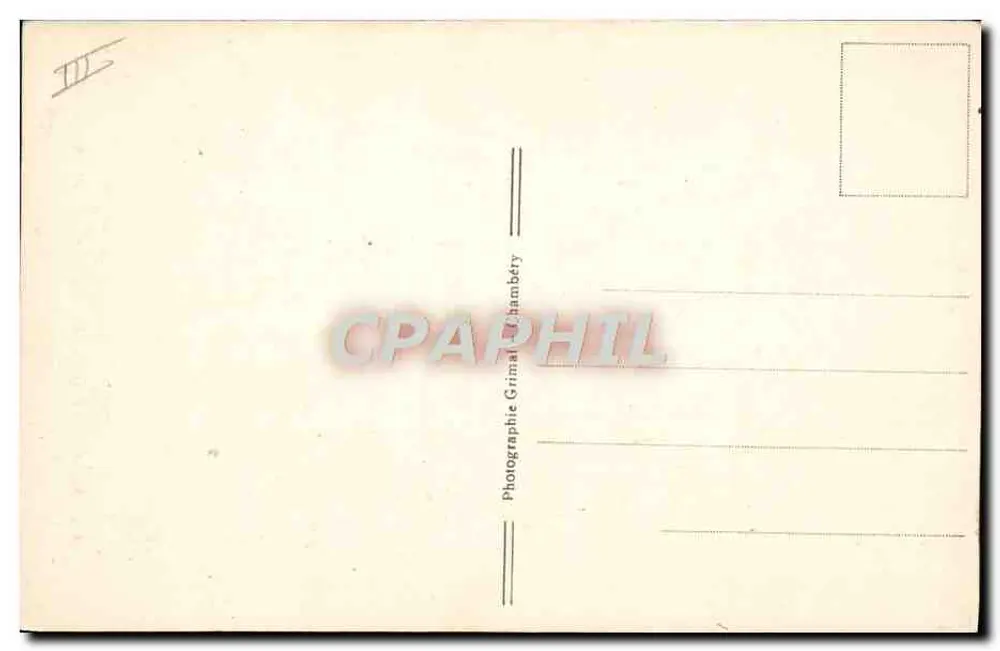 Kleidung von Fontcouverte (Maurienne) — Savoie — 1841 — Verlag: Grimal, Chambéry - Rückseite