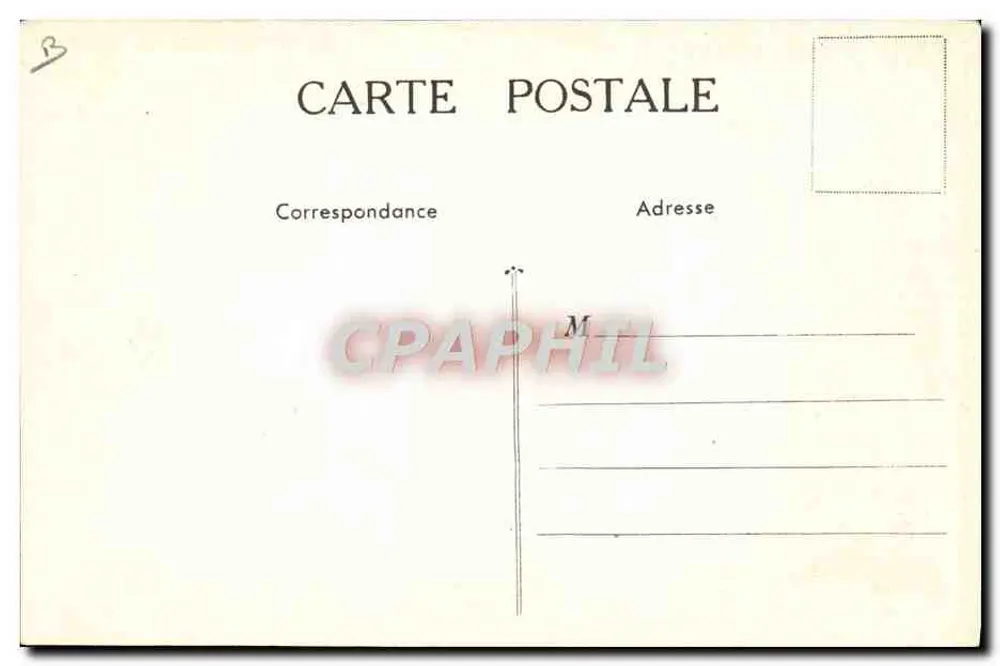 Departement der Loire — Scott Emulsion — Verleger nicht sichtbar - Rückseite