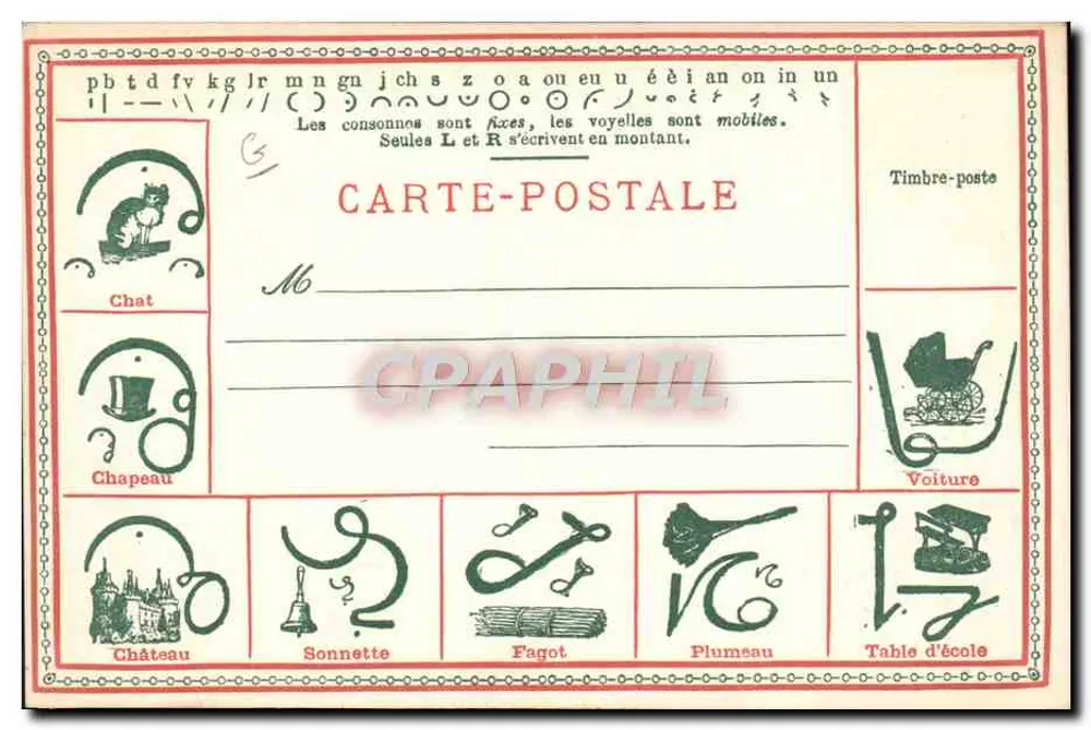 Duployé Stenography — Method and Journal — publisher F. Duployé, at Sincure (Ain) - Back