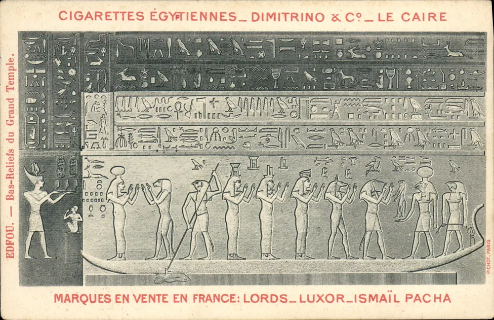 Bas-Reliefs des Großen Tempels — Édouard Pichot, Paris — Nr. 137 - Vorderseite