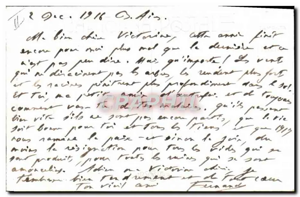 Cupidus und Frau — Büro-Szene — J. Joury - Rückseite