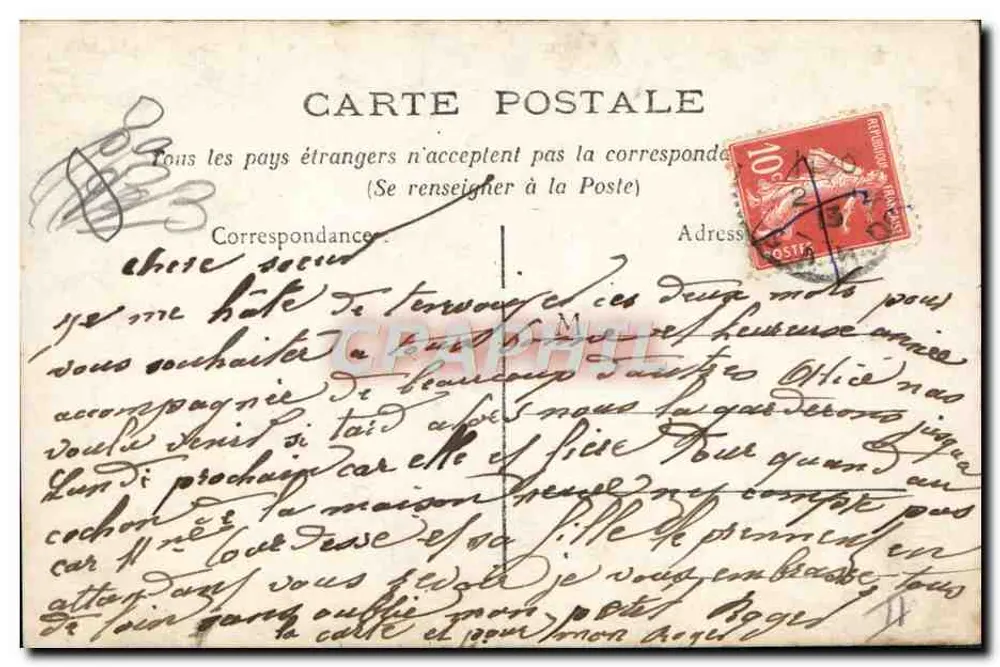 Kind im Seemannsuniform — mit Kamera und Blumenstrauß — Verlag 'Bonne Année', n° 1521 - Rückseite