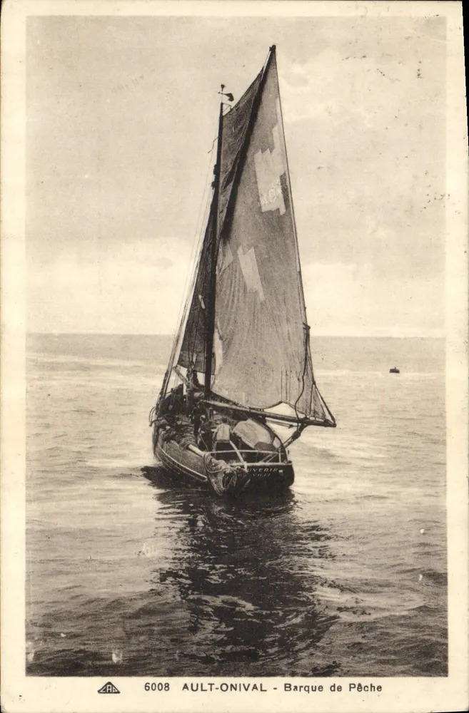AULT-ONIVAL — Barco de Pesca — editor UVERIK, n° 6008 - Frente