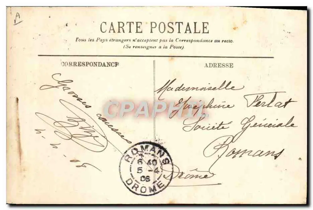 Toulon — Einlass eines Fischboots in die Darse — A. Bongault n°793 - Rückseite