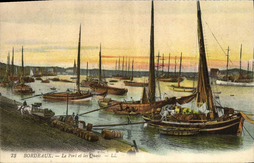 Bordeaux — Der Hafen und die Kais — LL - Vorderseite