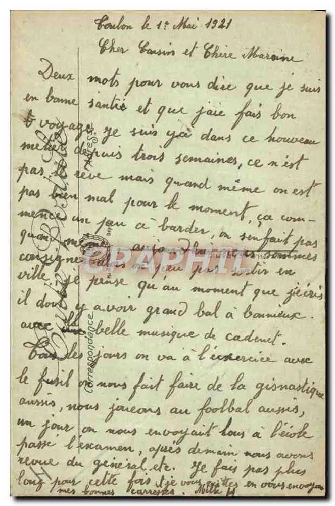 Toulon — Der Kai und der Hafen des Handels — LL - Rückseite