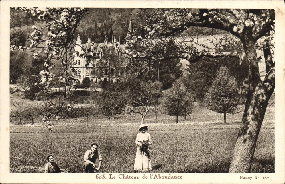 O Castelo de l'Abondance — Nancy N° 167 - Frente