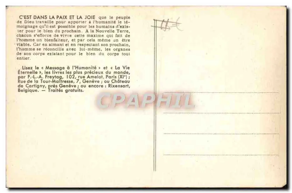 Quatro mulheres trabalhando em um jardim — 27. Um trabalho amável para o próximo - Verso