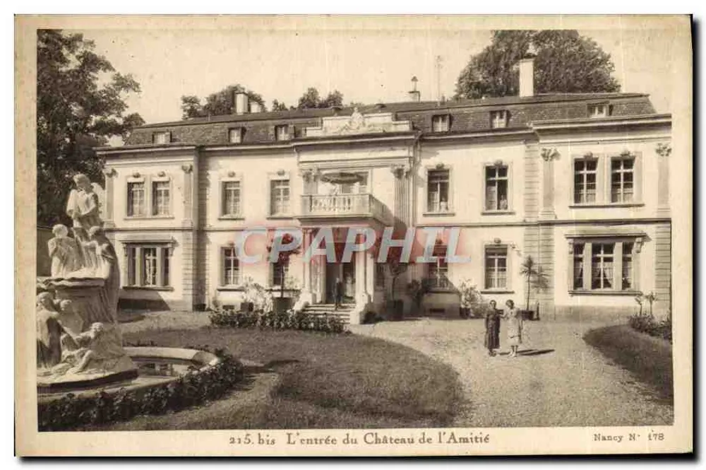A entrada do Castelo da Amizade — Nancy N° 178 — série 215 bis - Frente