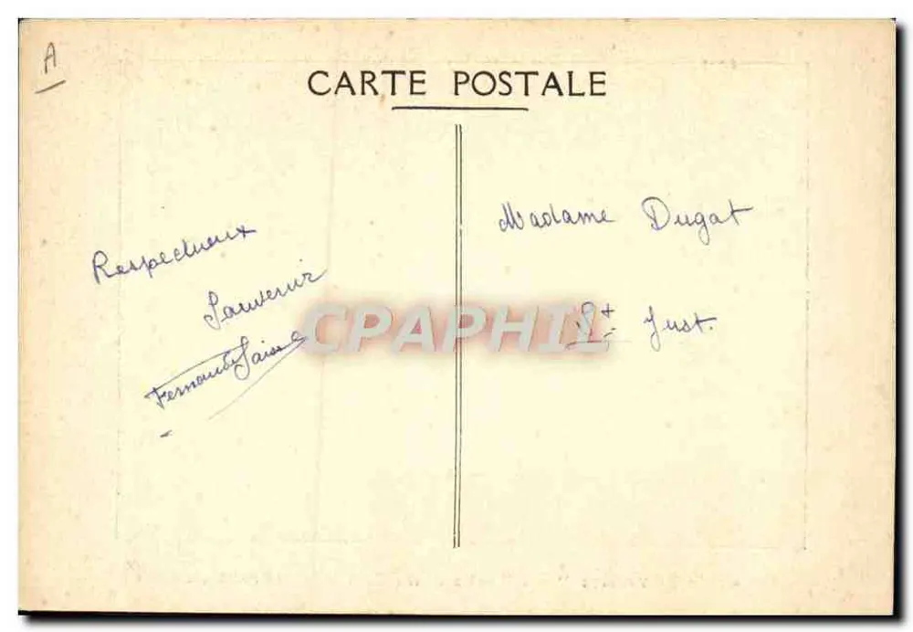 Ruhe der Arbeiterin "La Ruche Marseillaise" — Boffres (Ardèche) - Rückseite