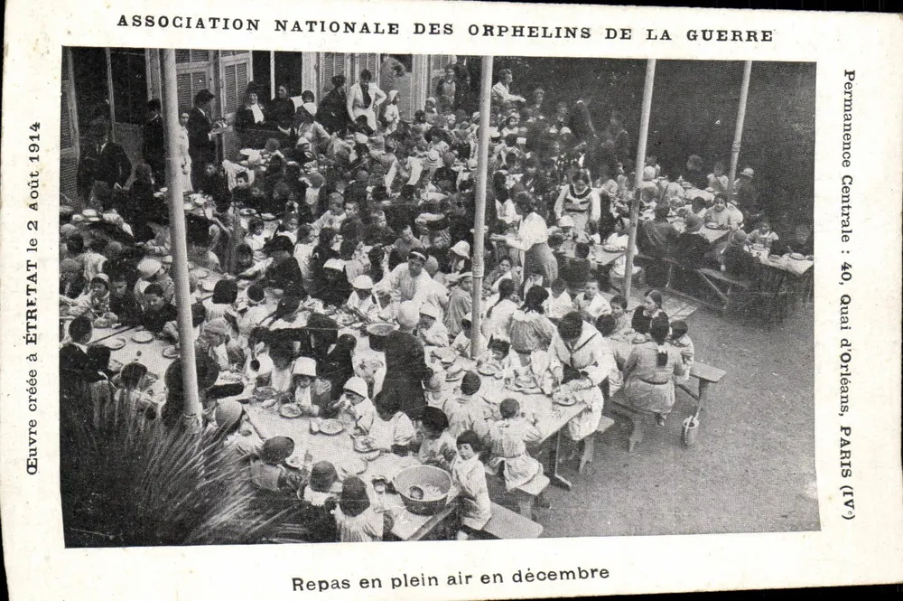 Außenmeal — Association Nationale des Orphelins de la Guerre — Paris (4. Arrondissement) - Vorderseite