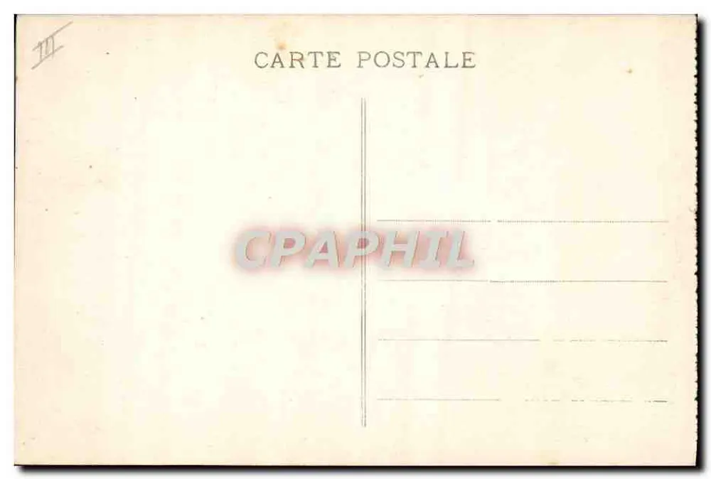 Schlange und Musiker — Karikatur — P. Madelaine, Verlag, Casablanca, Nr. 112 - Rückseite