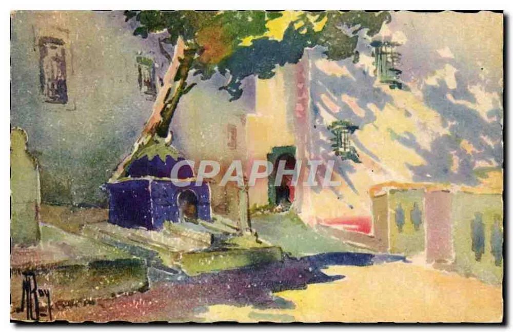 Straßenszene — Algerien — Éditions d'Art d'Or Alger - Vorderseite