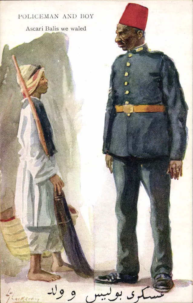 Policeman and Boy — Ascari Balis we waled — Lance Thackeray, Series No. 12 - Vorderseite