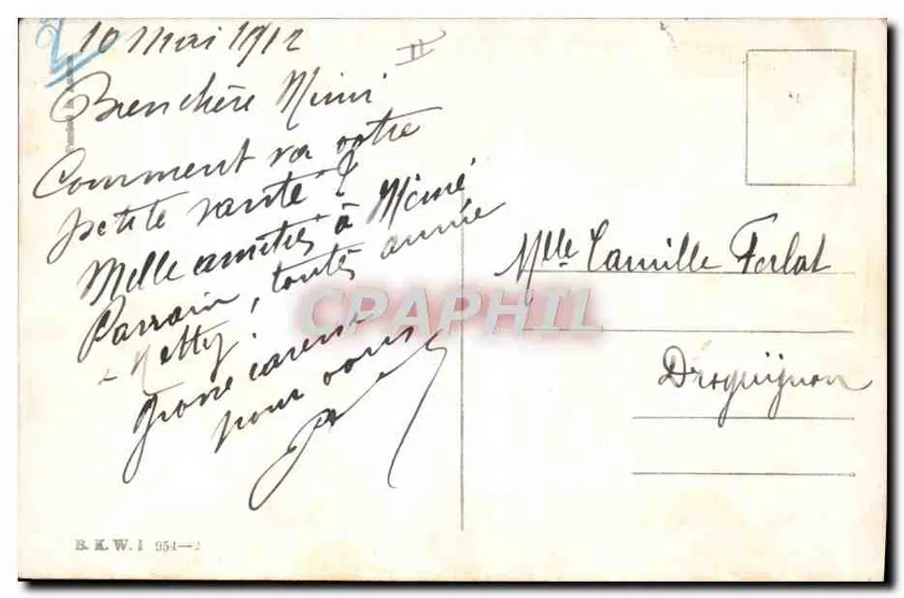 Búfalos e brincadeiras de antigos — desenho humorístico — editor B.K.W.I. n° 954-2 - Verso