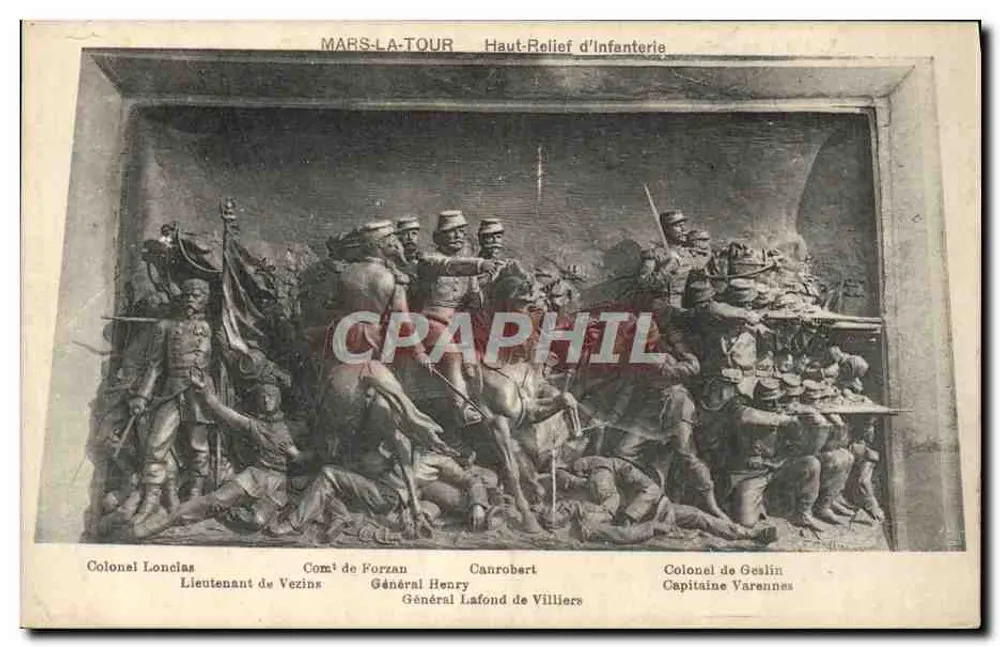 Mars-la-Tour — Infanterie-Relief — Verlag unbekannt - Vorderseite