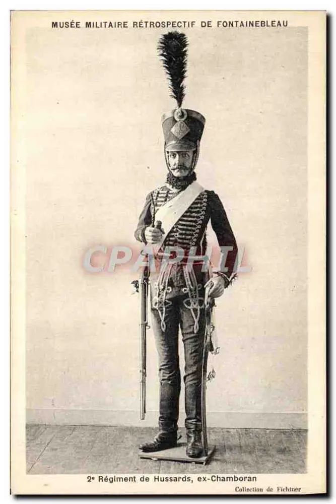 Soldat des 2. Husarenregiments — Militärmuseum Fontainebleau — Sammlung Fichtner - Vorderseite