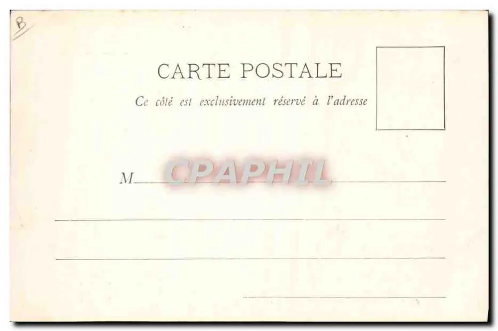 Soldados em uniforme de campanha — cena de rua com tenda — carta postal n°45 - Verso