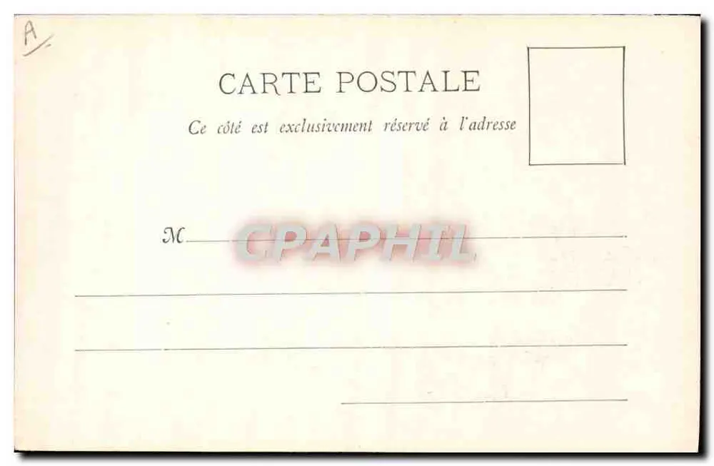 Enterro de um herói — cena militar — carta postal n°29 - Verso