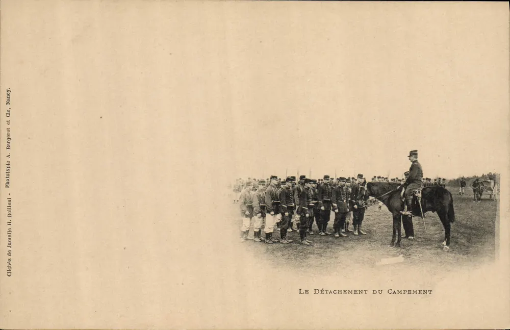 Il Distacco Dal Campo — Nancy — Fototipo A. Barporet et Cie, Nancy - Recto