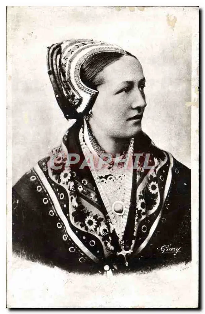 Femme tarantaise — portrait en buste — éditeur GIMY - Frente