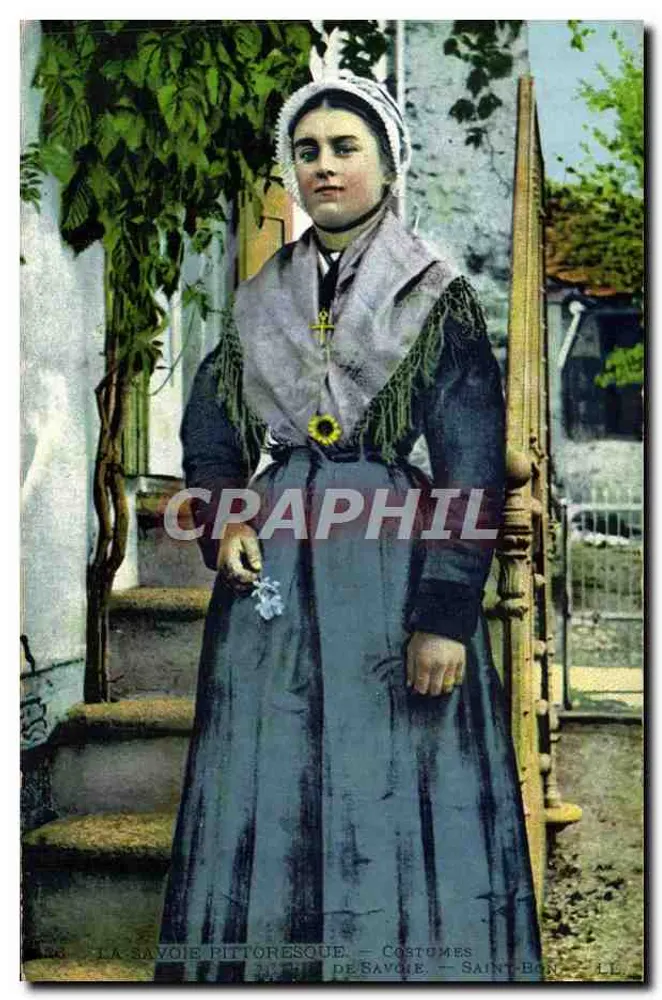A Savóia pitoresca — Trajes — Saint-Bon — LL - Frente