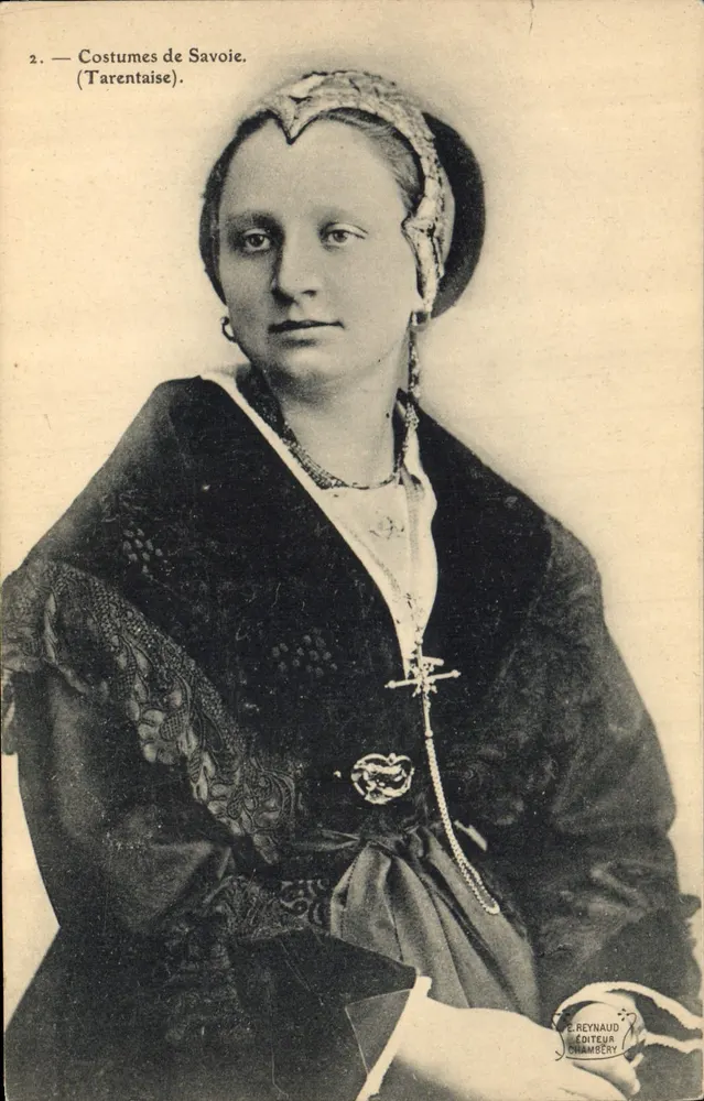 Trajes da Savoie — Tarentaise — E. Reynaud, Chambéry - Frente