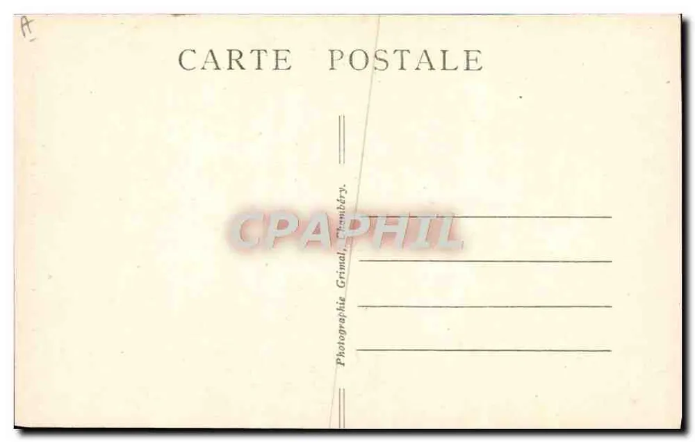 Savoie — Traje da Maurienne — Grimal, Chambéry - Verso