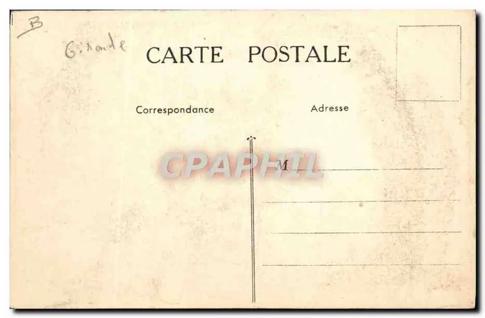 Departement der Gironde — Scott Emulsion — Verlag nicht sichtbar - Rückseite
