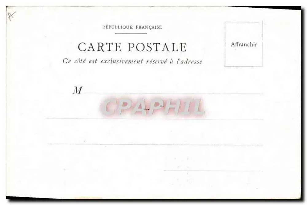 Frau im Garten — Frühling — L. Mathieu, 5, rue Cudet - Rückseite