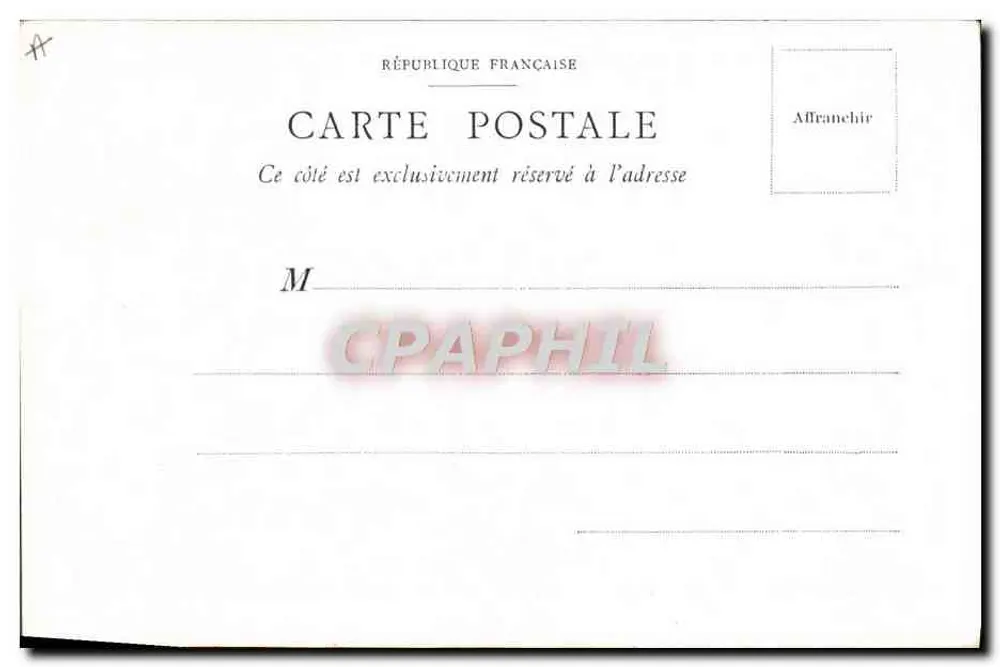Lago ao crepúsculo — vista noturna com lua — SOIR, editor Patrick-Bataille, 7, rue Cadet - Verso