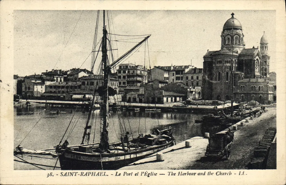 Saint-Raphaël — Der Hafen und die Kirche — I.I. - Vorderseite