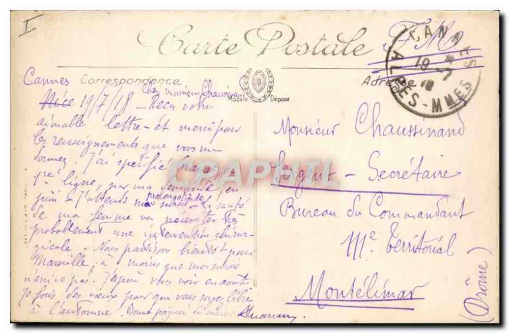 CANNES — Der Hafen von La Croisette — LL. — Sélecta - Rückseite